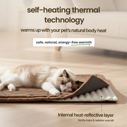 self-warming pet mat