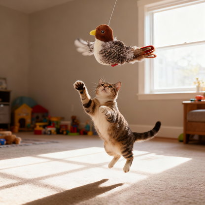 Interactive flying bird