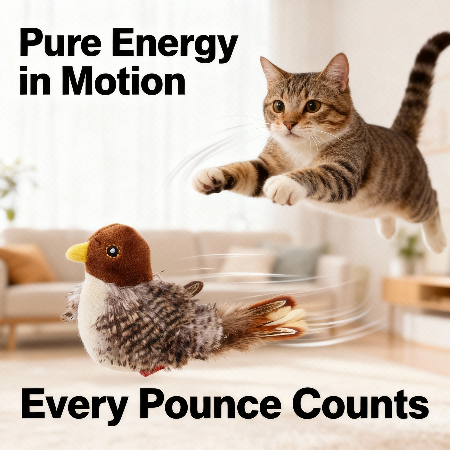 Interactive flying bird