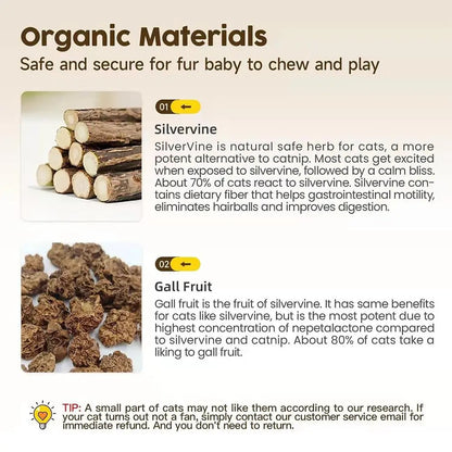 3 pack - natural cat dental sticks